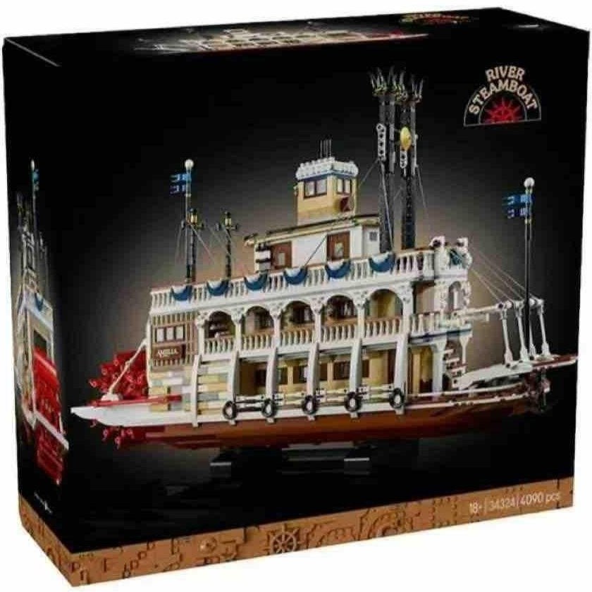 لگو ساختنی کشتی river steamboat کد 42590 تعداد قطعات 4090