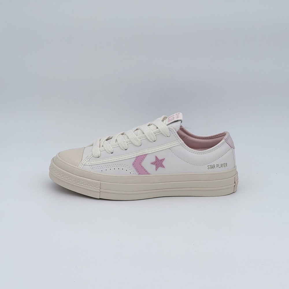 کانورس استار پلیر سفید صورتی/Converse star player pink