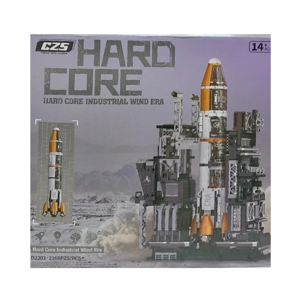 لگو ساختنی موشک HARD CORE کد D2201 تعداد قطعات 2166