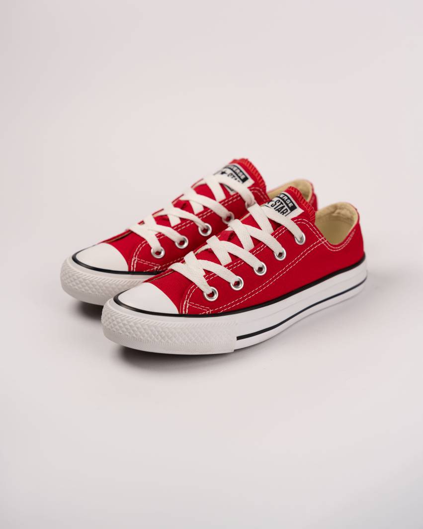 کانورس کلاسیک رنگ قرمز ساق کوتاه converse classic-red