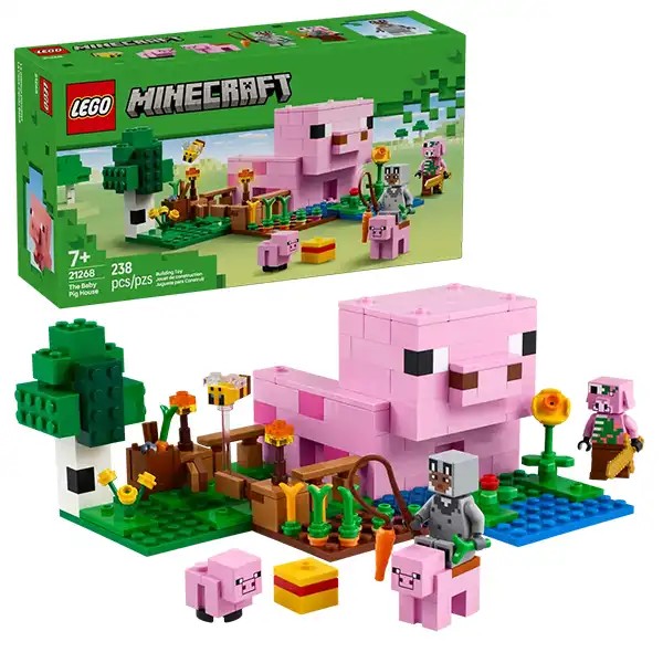 لگو ماینکرفت مدل The Baby Pig House 21268