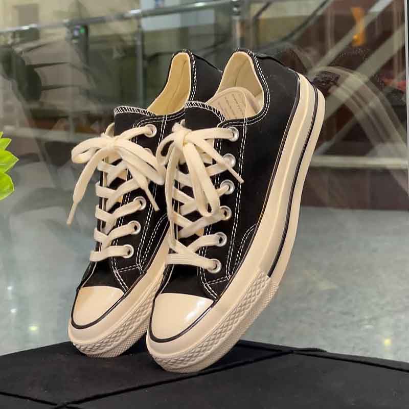 کانورس مشکی کلاسیک بدون ساق کدS609 مدل converse classic black low top