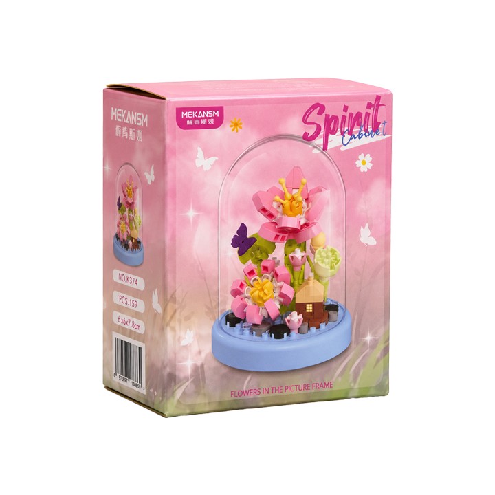 لگو ساختنی گل زنبق با باکس مدل Spirit K374