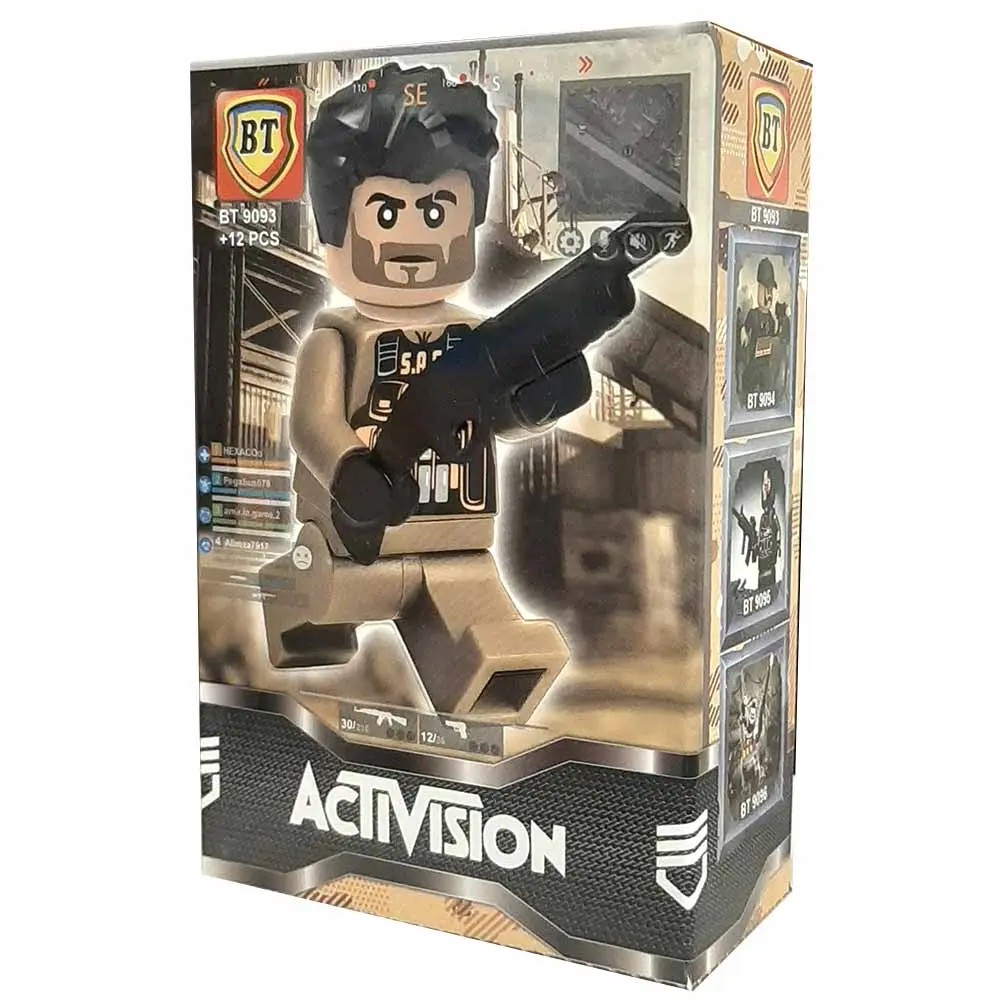 لگو 12 تکه کال آف دیوتی CALL of DUTY شخصیت SOAP کد BT-9093