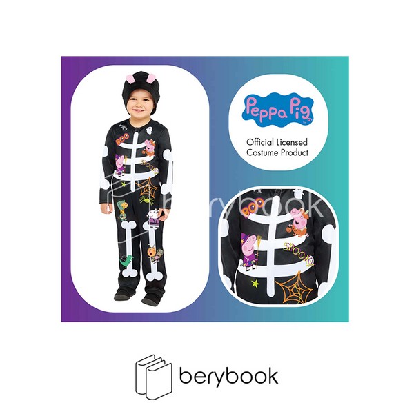 peppa pig / skeleton jumpsuit / 8614