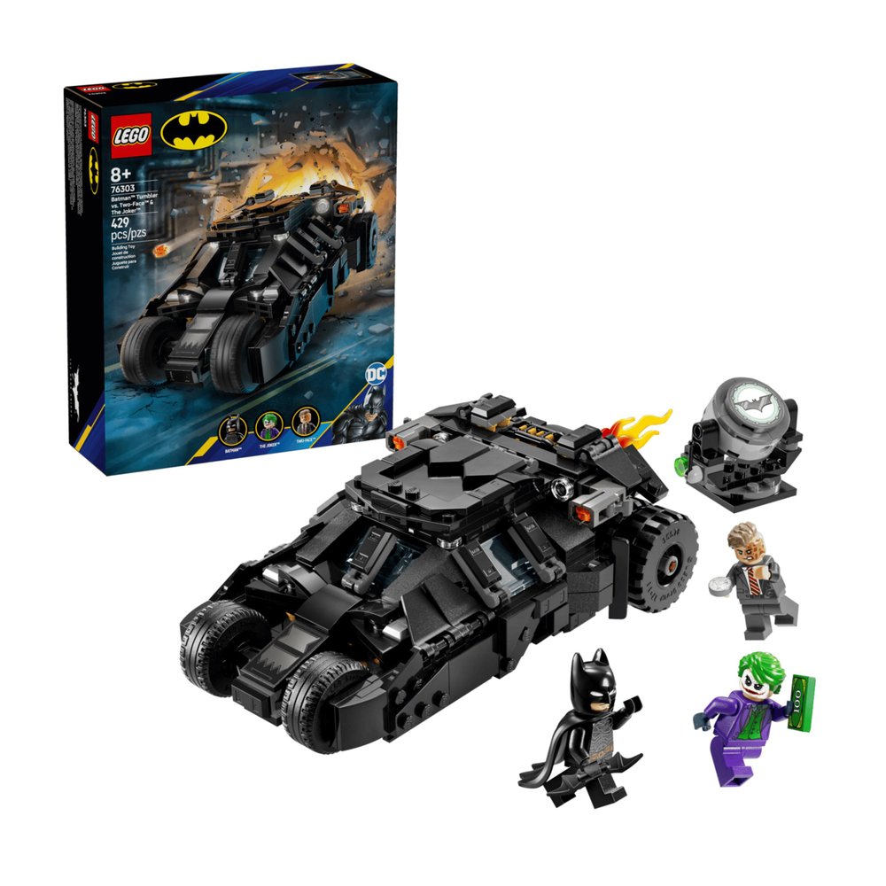 ست لگو بتمن و بتموبیل در برابر دو چهره و جوکر Lego DC Comics Batman - Batman Tumbler vs Two Face & Joker (76303)
