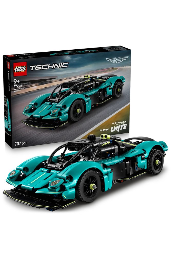 لگو Technic Aston Martin Valkyrie مناسب 9+ سال مدل 42208، 707 قطعه