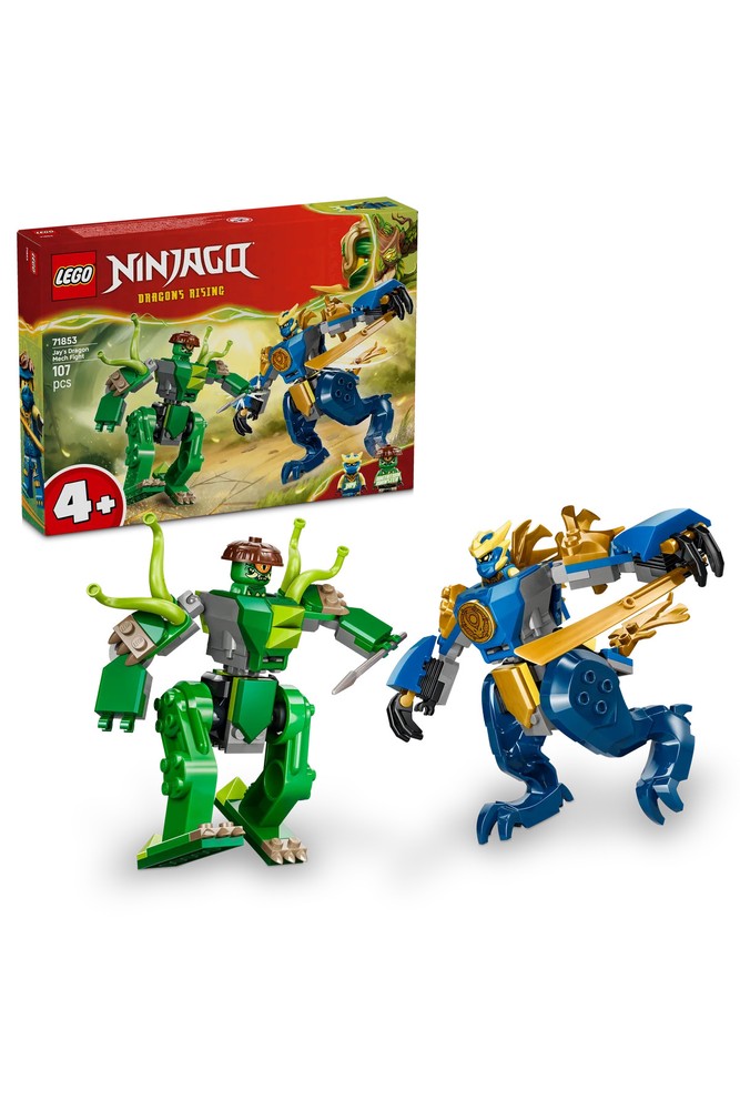لگو NINJAGO کودکان 4+ نبرد ربات اژدهای Jay مدل 71853 (107 قطعه)