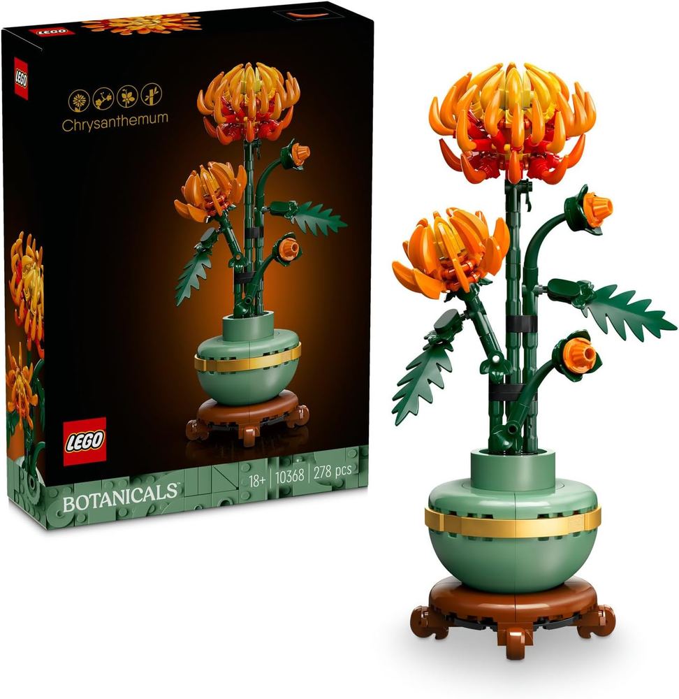 لگو 10368 Botanicals گل داوودی