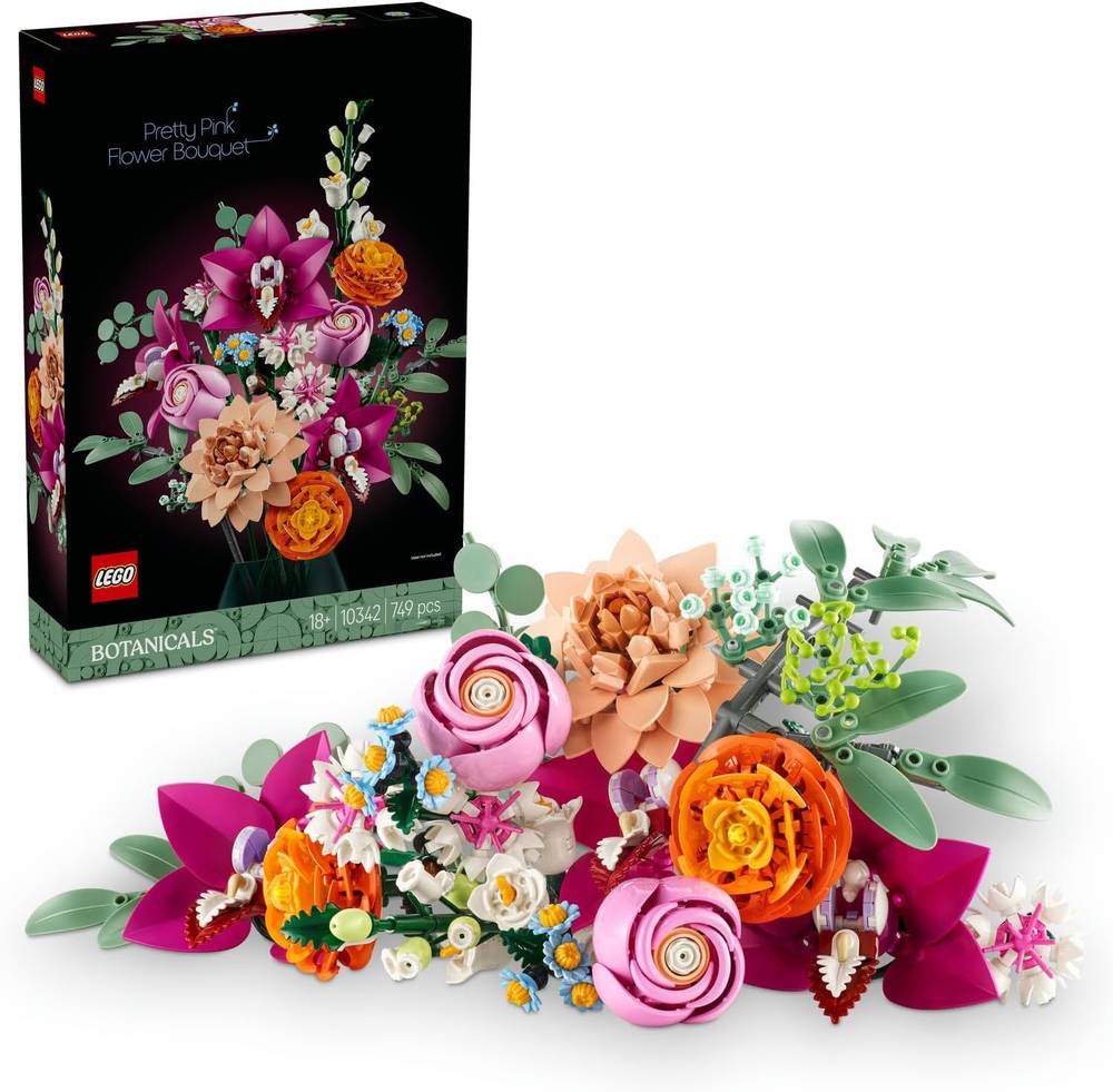 لگو 10342 Botanicals دسته‌گل گل‌های صورتی