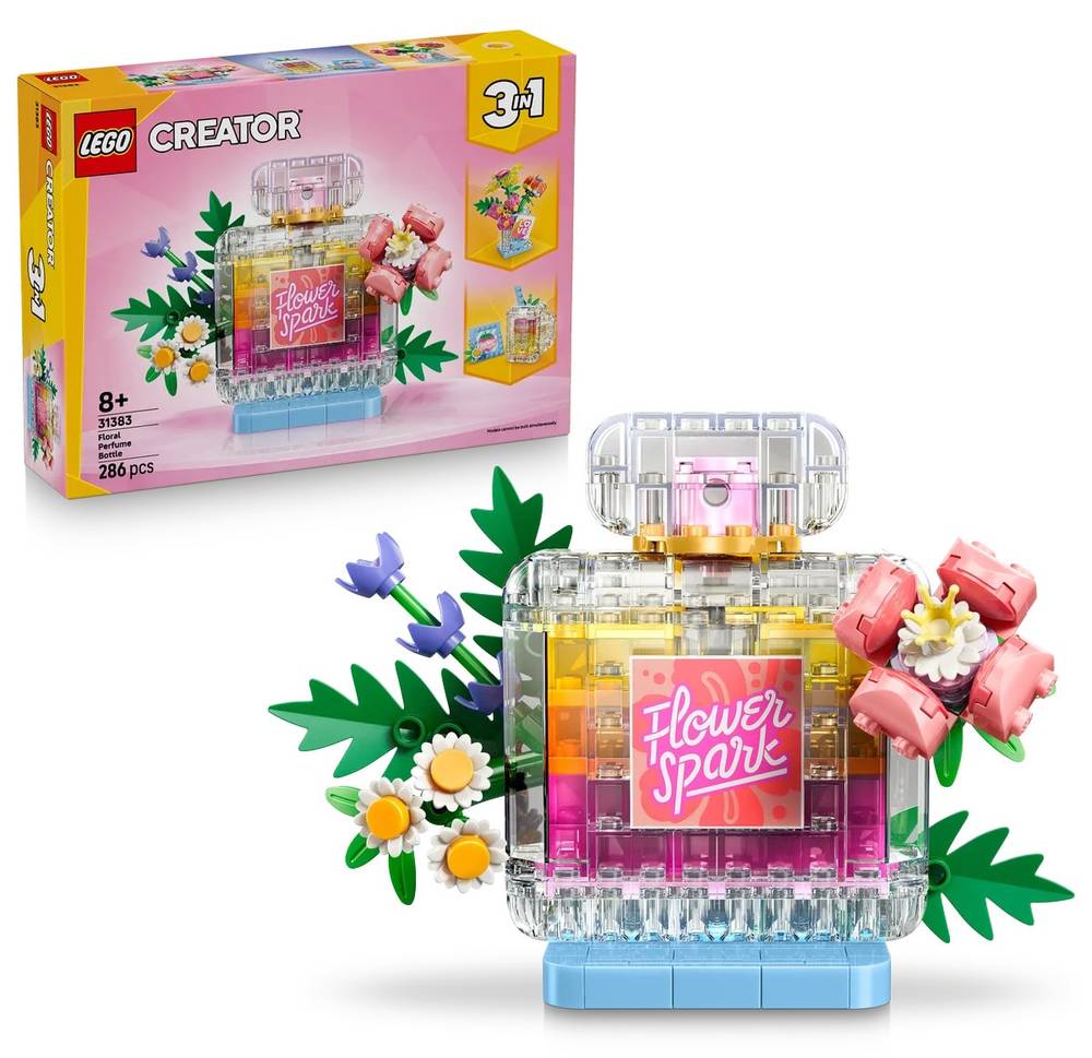 لگو 31383 Creator بطری عطر تزئینی گل‌دار 3 در 1