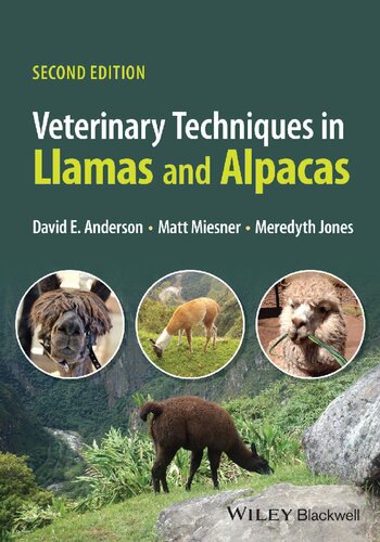 تکنیک های دامپزشکی در للاماها و آلپاکا ۲۰۲۳ <br> Veterinary Techniques in Llamas and Alpacas 2023 - کالیبو