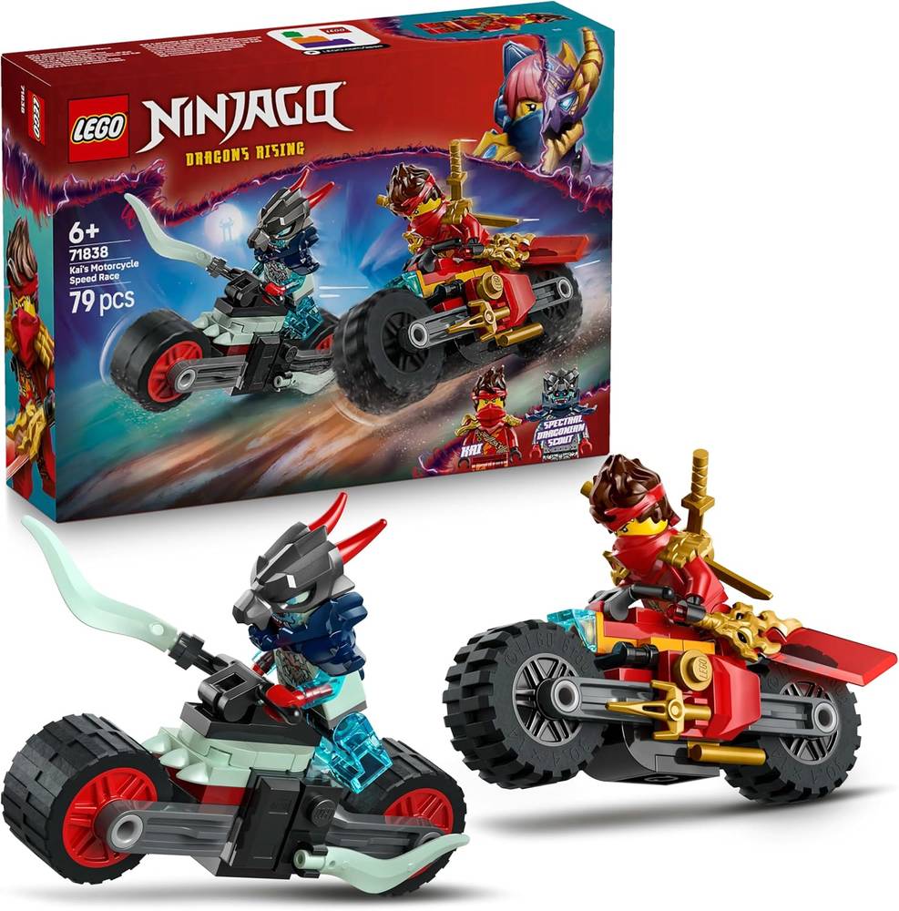 لگو NINJAGO مسابقه سرعت موتورسیکلت Kai مدل 71838