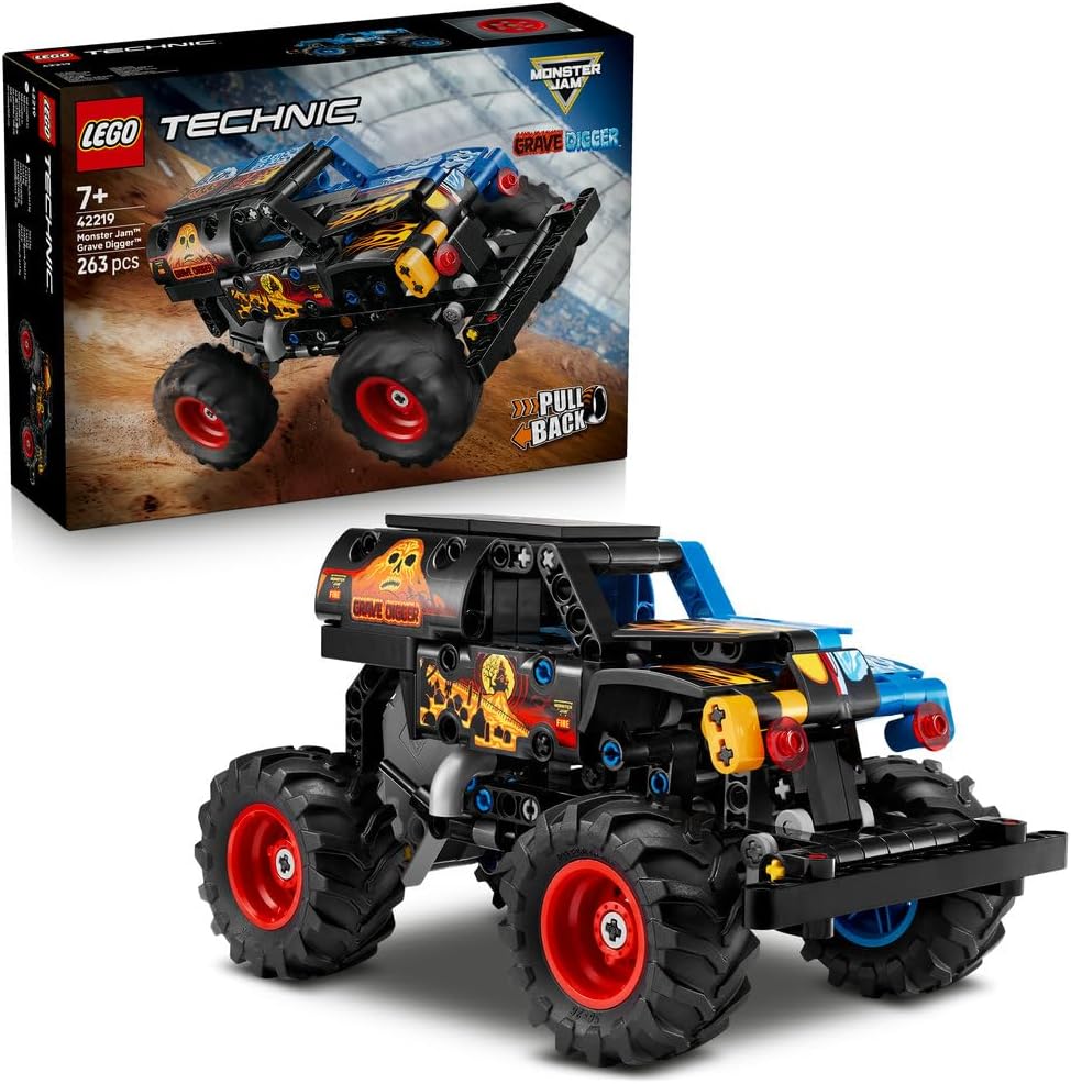 لگو Technic Monster Jam Grave Digger Fire and Ice 42219