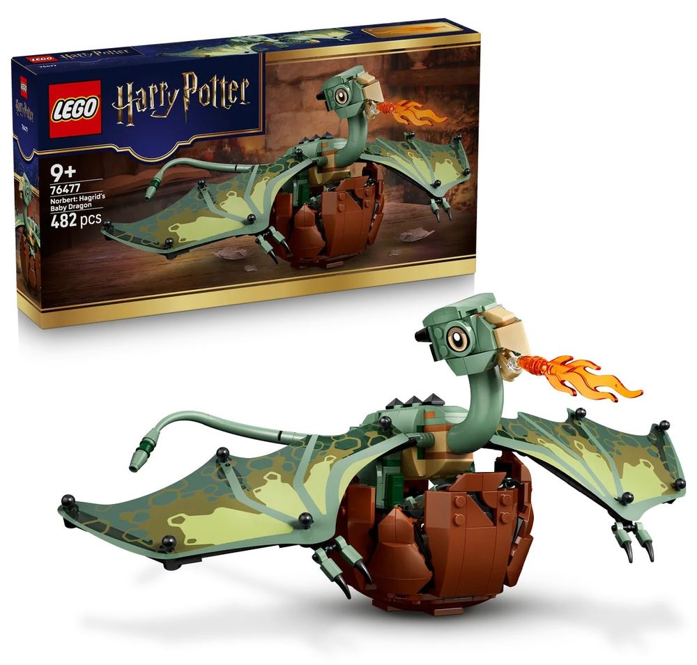 لگو Harry Potter نوربرت بچه اژدهای Hagrid مدل 76477