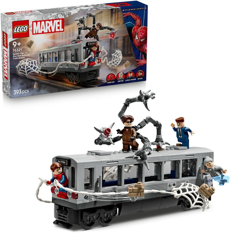 لگو Marvel صحنه قطار مترو Spider-Man علیه Doc Ock مدل 76321