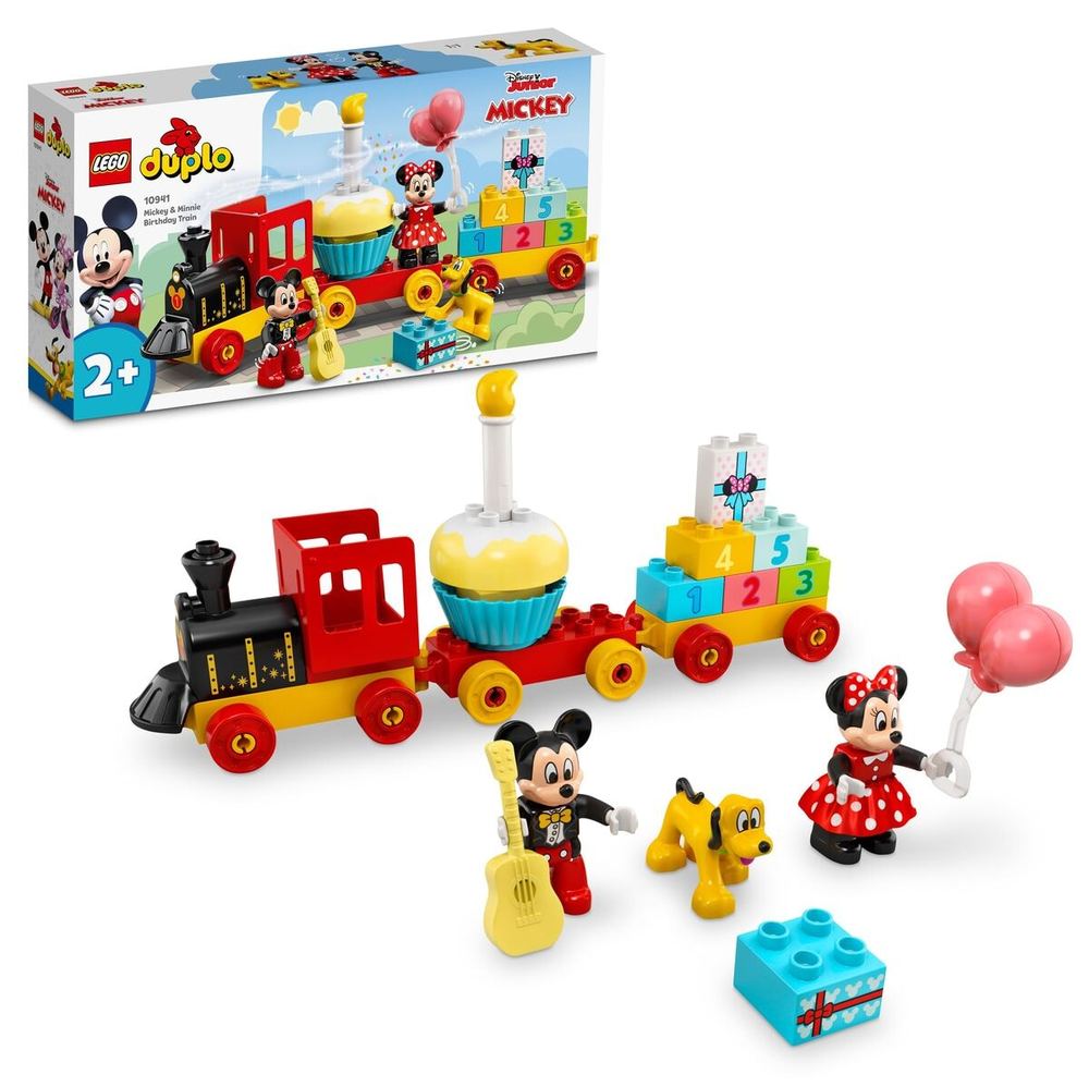لگو DUPLO بازی ساختنی قطار تولد Disney Mickey & Minnie مدل 10941 22 قطعه