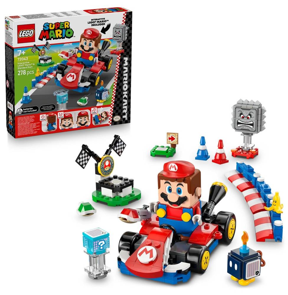 لگو Super Mario Mario Kart با ماریو تعاملی مدل 72043 278 قطعه