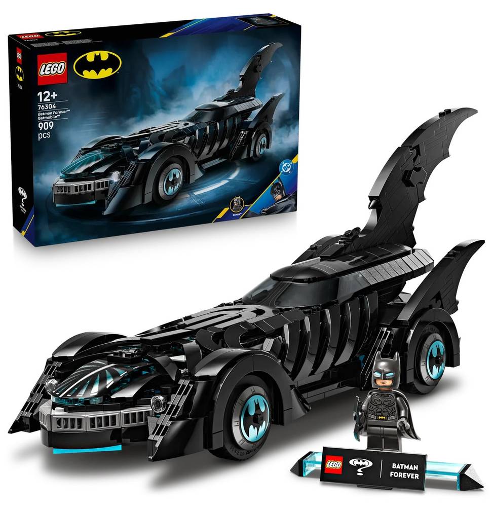 لگو مدل 76304 Batman Forever Batmobile با ۹۰۹ قطعه