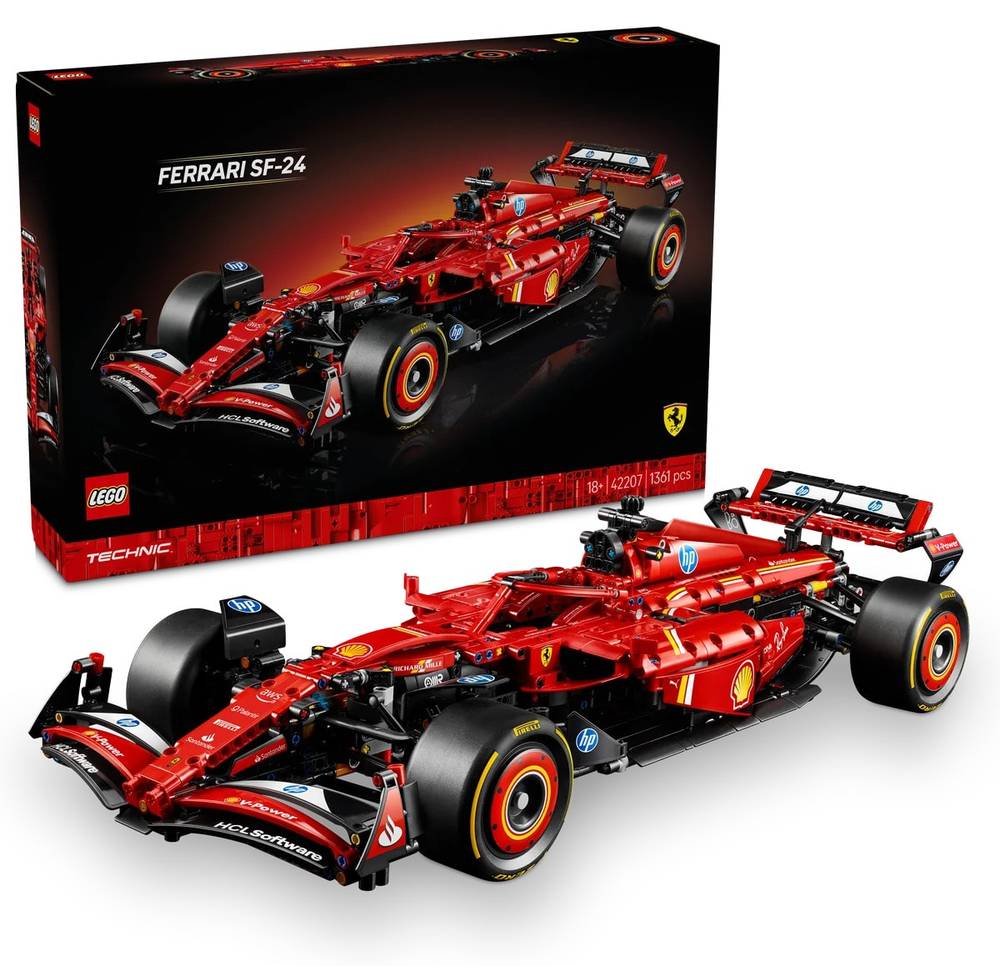 لگو Technic Ferrari SF-24 F1 ماشین مدل 42207 با 1361 قطعه