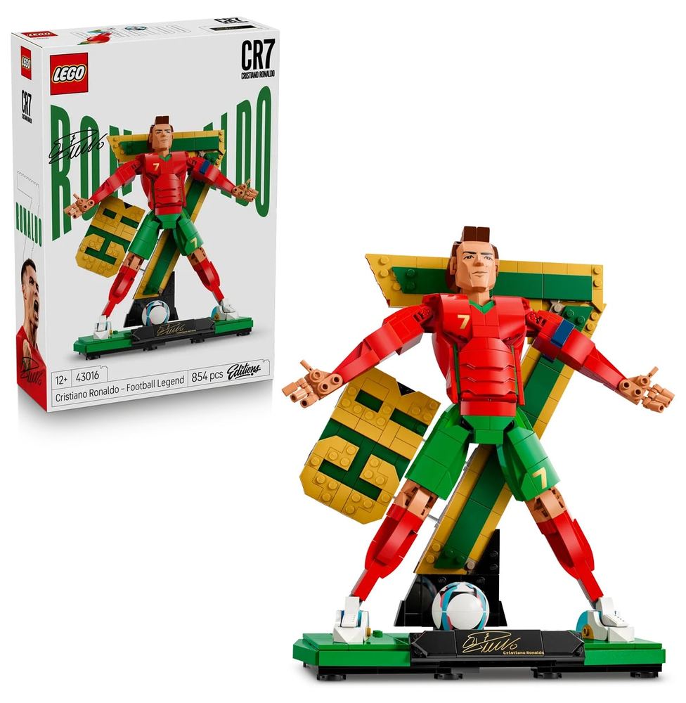 لگو Editions Cristiano Ronaldo افسانه فوتبال مدل 43016 با 854 قطعه