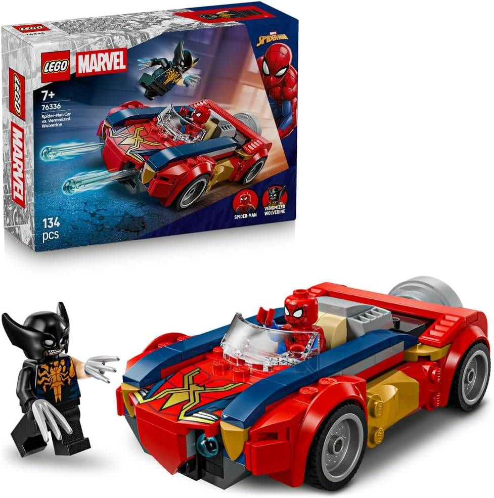 لگو Marvel ماشین Spider-Man علیه Venomized Wolverine مدل 76336