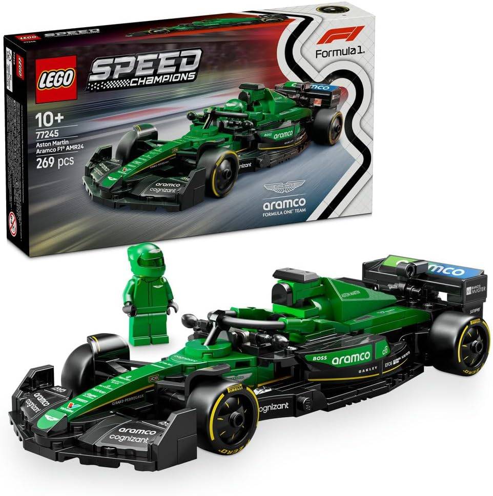 لگو Speed Champions ماشین مسابقه مدل Aston Martin Aramco F1 AMR24 77245