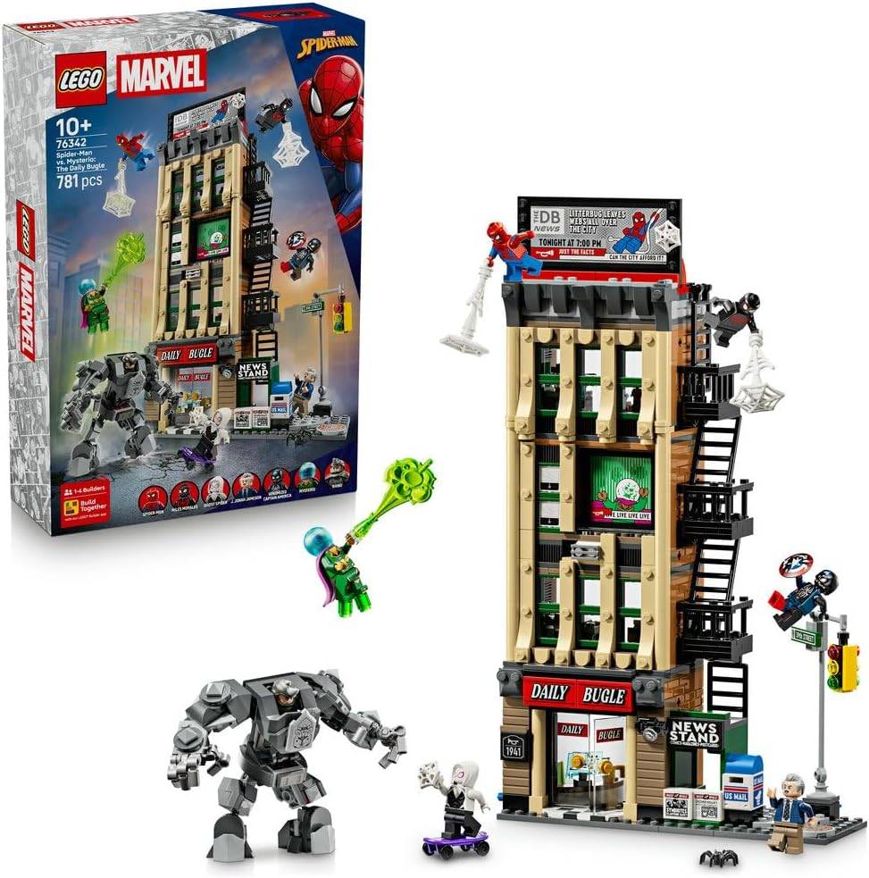 لگو Marvel Spider-Man vs. Mysterio: The Daily Bugle 76342