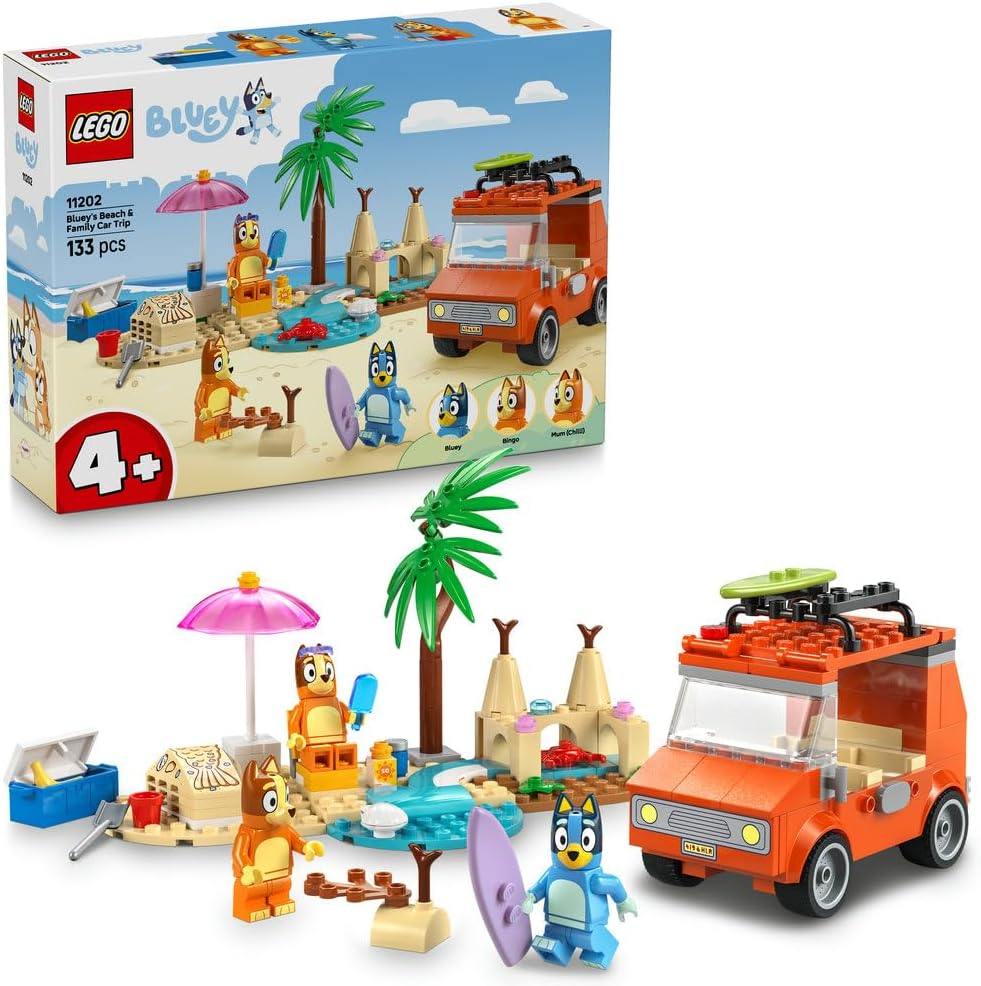 لگو Bluey's Beach & Family Car Trip 11202