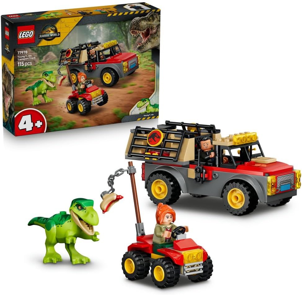 لگو 77978 Jurassic World کامیون حمل T. rex جوان