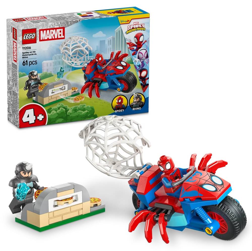 لگو Marvel Spidey ve Arkadaşları Spidey vs. Rhino مدل 11206 61 قطعه