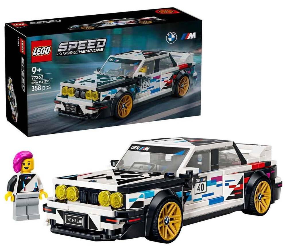 لگو Speed Champions مدل BMW M3 (E30) 77263 با ۱ مینی‌فیگور