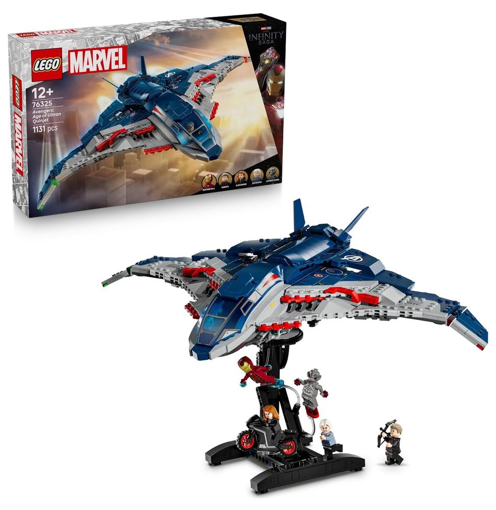 لگو Marvel Avengers عصر Ultron Quinjet مدل 76325 با 1131 قطعه