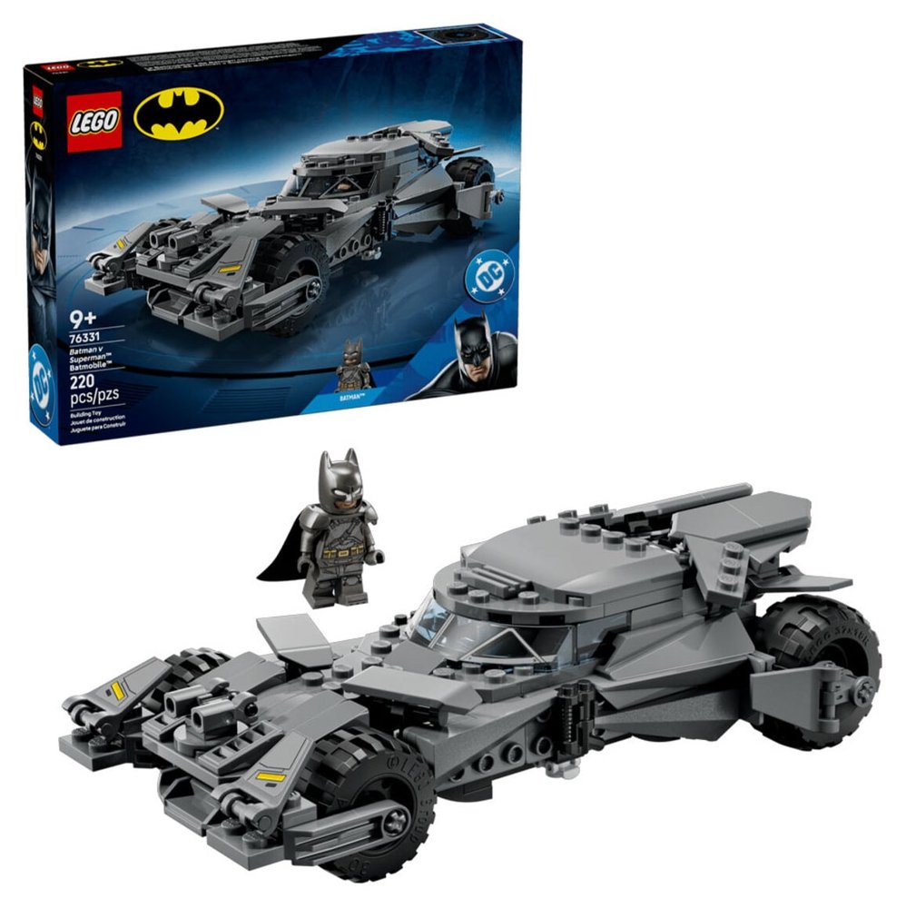 لگو Batmobile از DC Batman و Superman ۲۲۰ قطعه ۹+ سال مدل 76331
