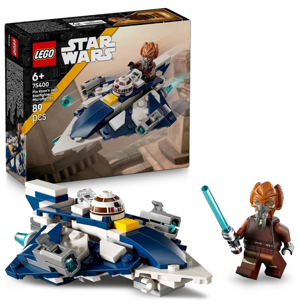 لگو Star Wars جنگنده میکرو Plo Koon's Jedi Starfighter 75400