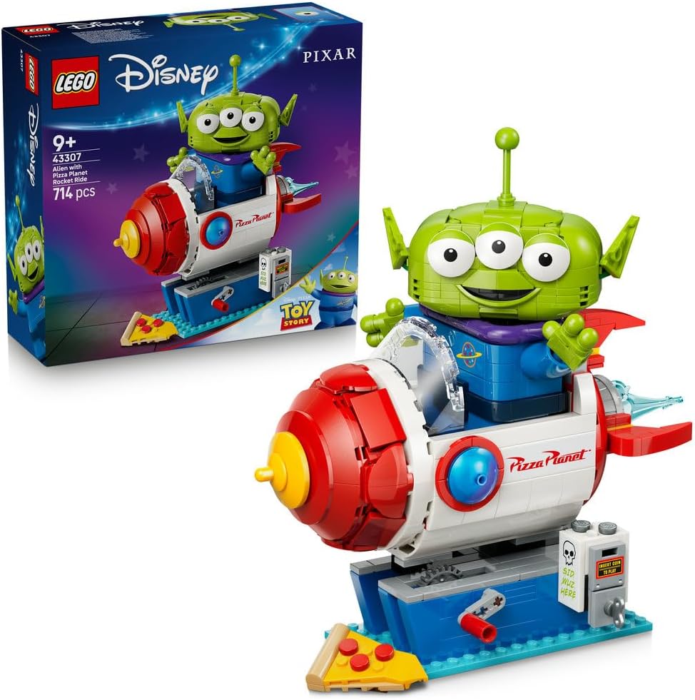 لگو Disney & Pixar بیگانه با سفینه موشکی Pizza Planet مدل 43307