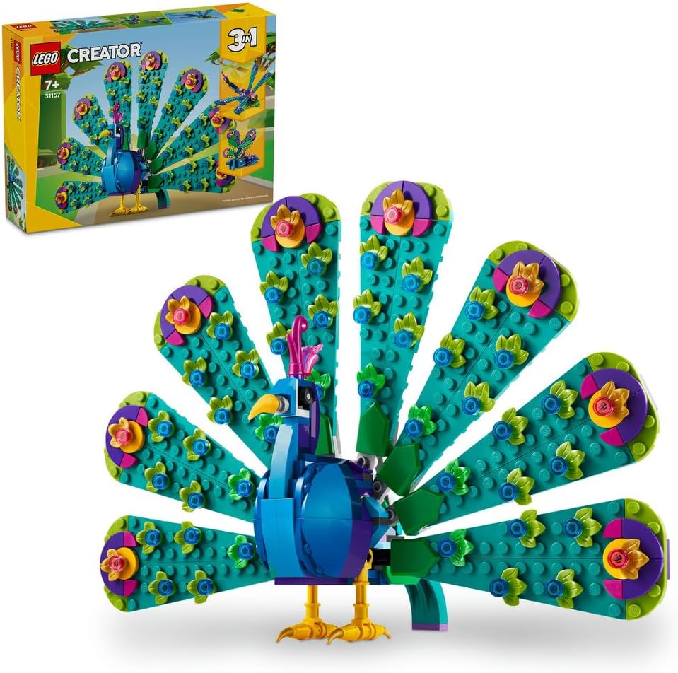 لگو Creator 3in1 Exotic Peacock مدل 31157