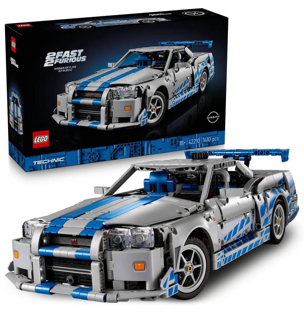 لگو Technic مدل Nissan Skyline GT-R (R34) 42210 با 1410 قطعه