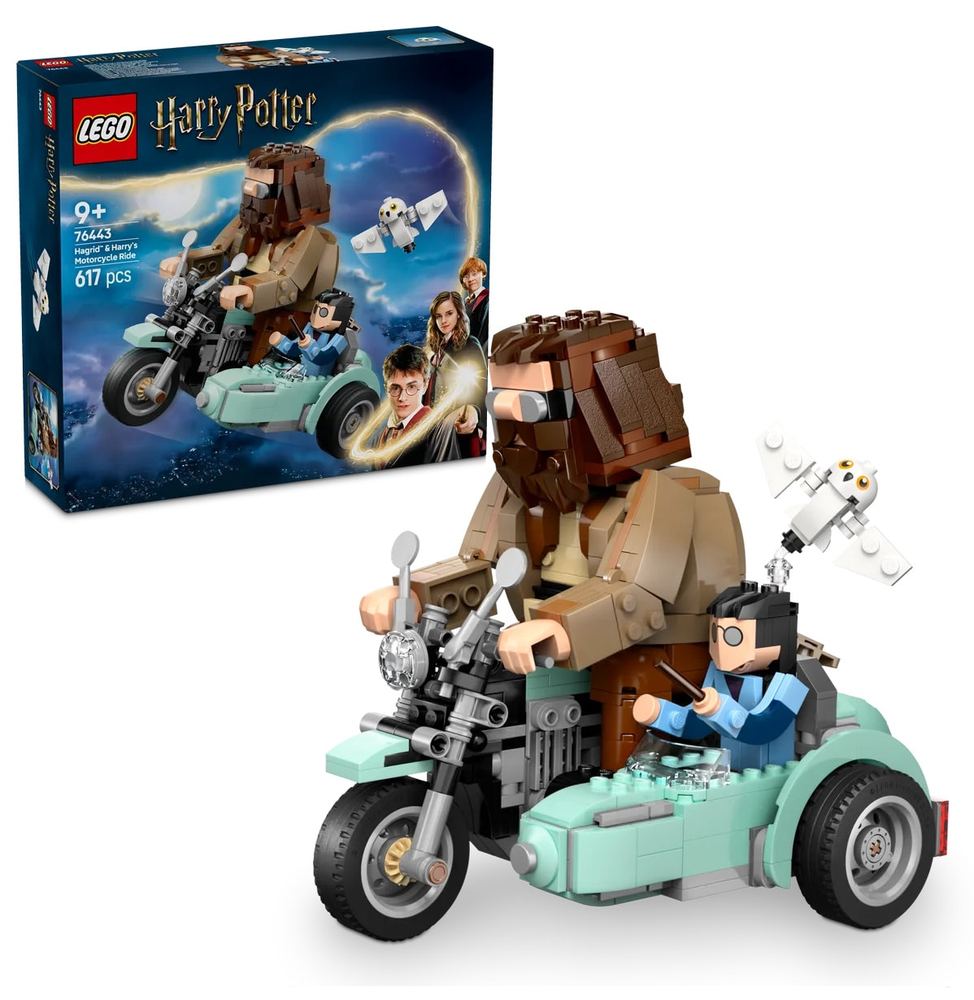 لگو Harry Potter Hagrid و موتورسیکلت مدل 76443 617 قطعه