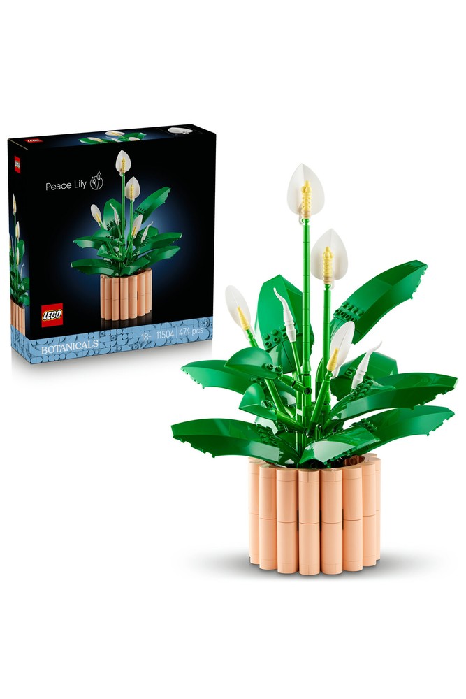 مجموعه ساختنی تزئینی گل صلح لگو LEGO Botanicals، مدل 11504، ۴۷۴ قطعه