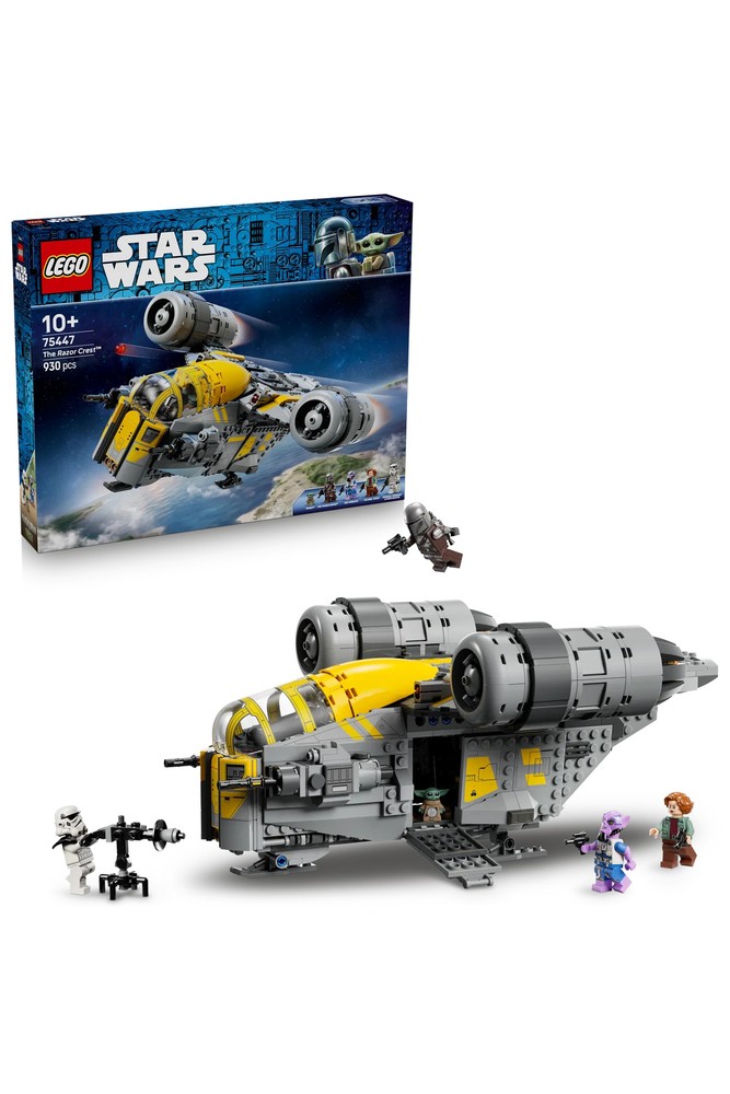 مجموعه ساختنی لگو LEGO Star Wars: مندلورین و گروگو، Razor Crest 75447، ۹۳۰ قطعه