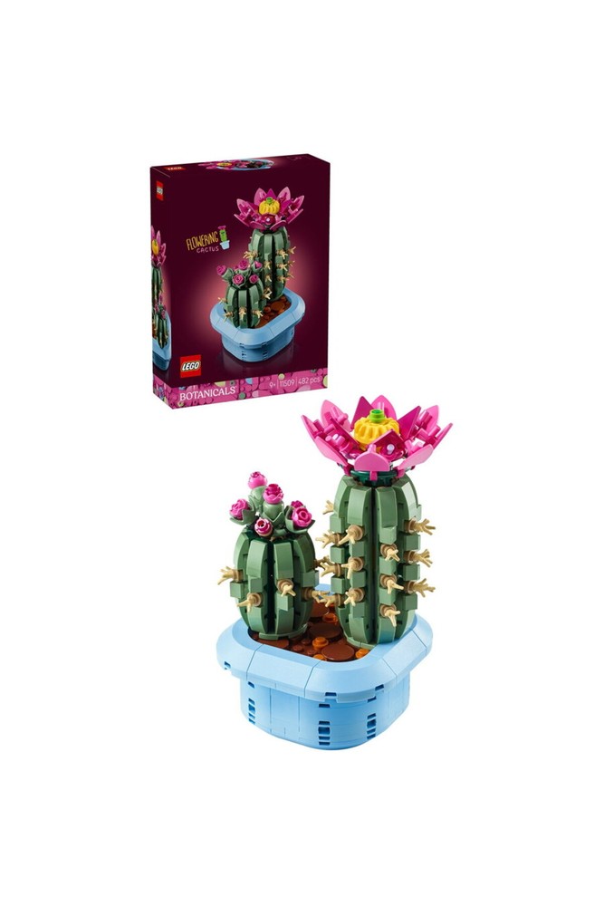 مجموعه ساختنی کاکتوس گل‌دار لگو LEGO، سری Botanicals، مدل 11509، ۴۸۲ قطعه