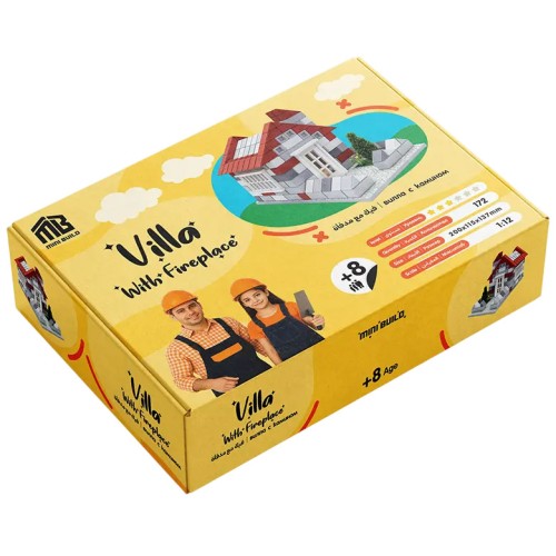 ساختنی Mini Build طرح ویلا با شومینه