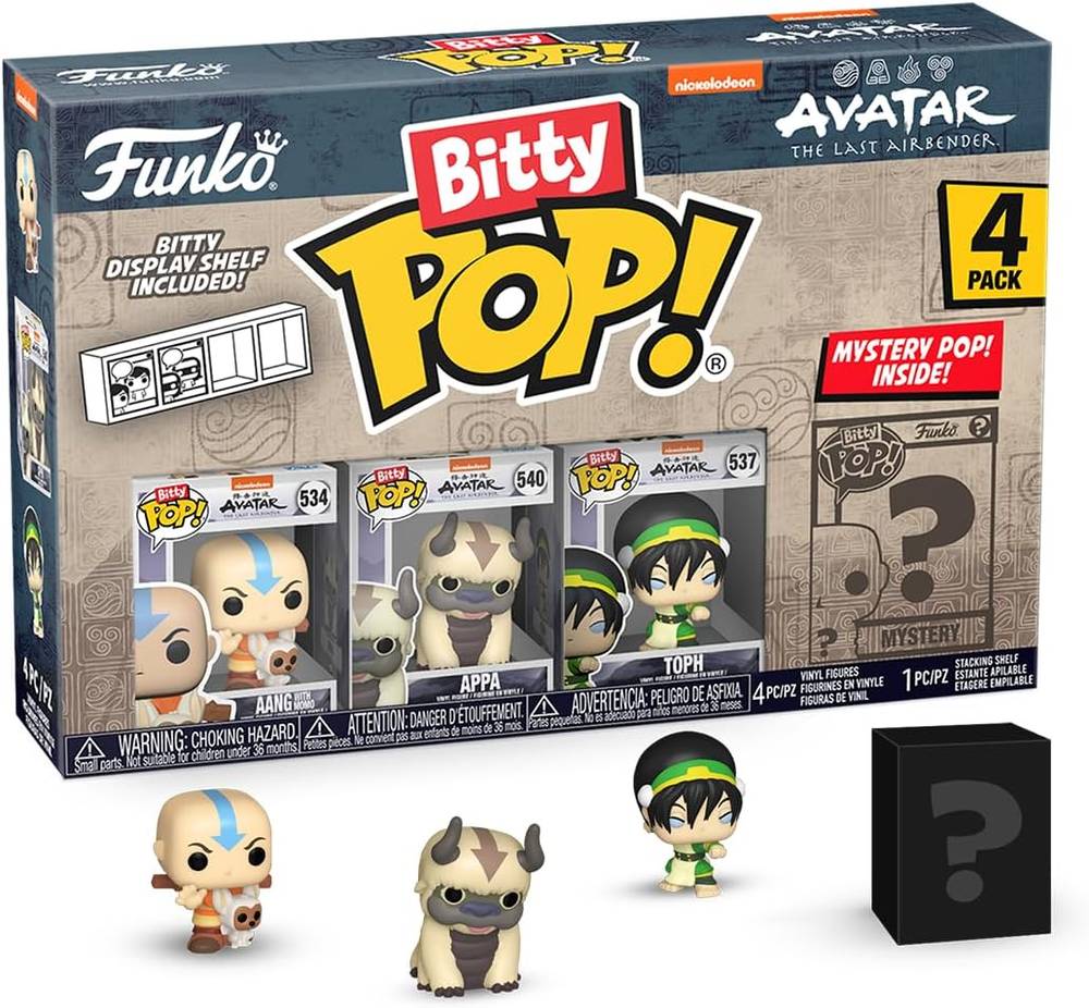 مینی فیگور Funko Bitty Pop! Avatar: The Last Airbender بسته 4 تایی