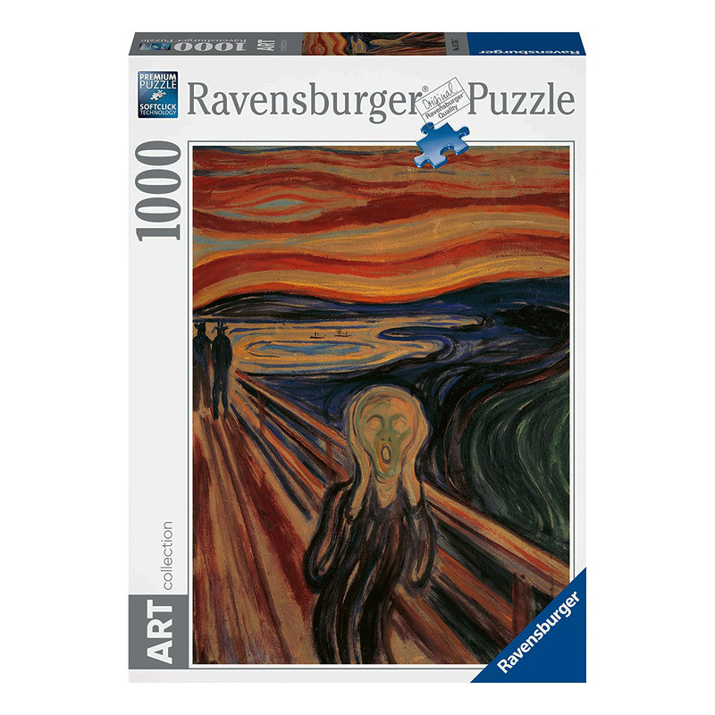 پازل 1000 تکه راونزبرگر مدل Scream Edvard Munch کد 15758