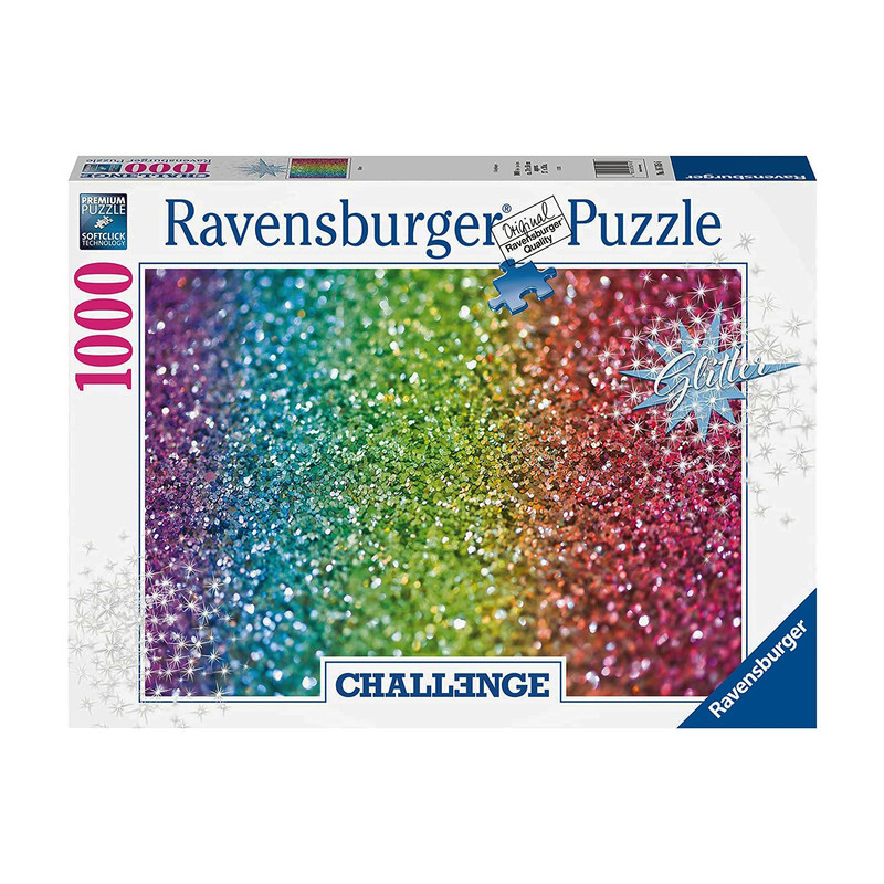 پازل 1000 تکه راونزبرگر مدل Challenge Glitter کد 16745