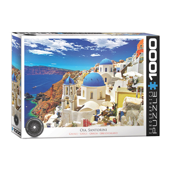 پازل 1000 تکه یوروگرافیکس پازلز مدل 6000-0944 Oia Santorini Greece
