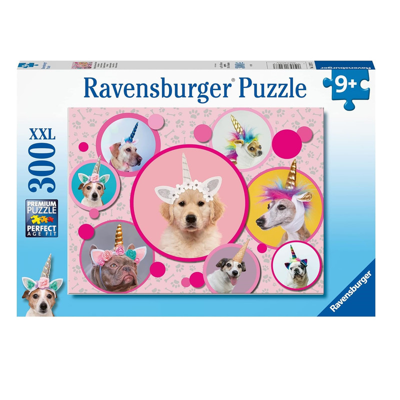 پازل 300 تکه راونزبرگر مدل Cuddly Unicorn Dogs کد 13297
