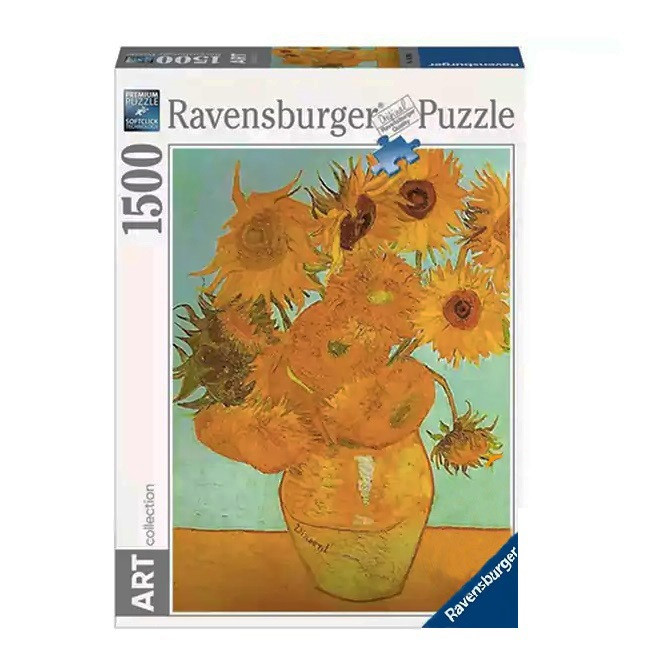 پازل 1500 تکه راونزبرگر مدل Van Gogh Vase with sunflowers کد 12000078