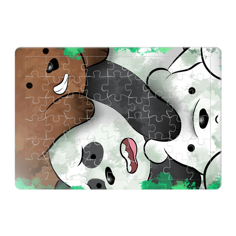 پازل 54 تکه طرح We Bare Bears مدل P0146